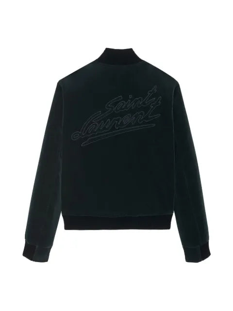 Saint Laurent Teddy velvet jacket