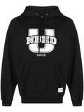 Neighborhood logo-print cotton hoodie