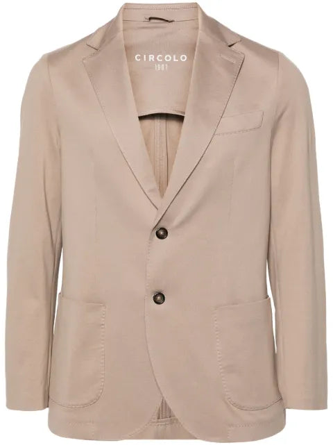 Circolo 1901 single-breasted piqué blazer