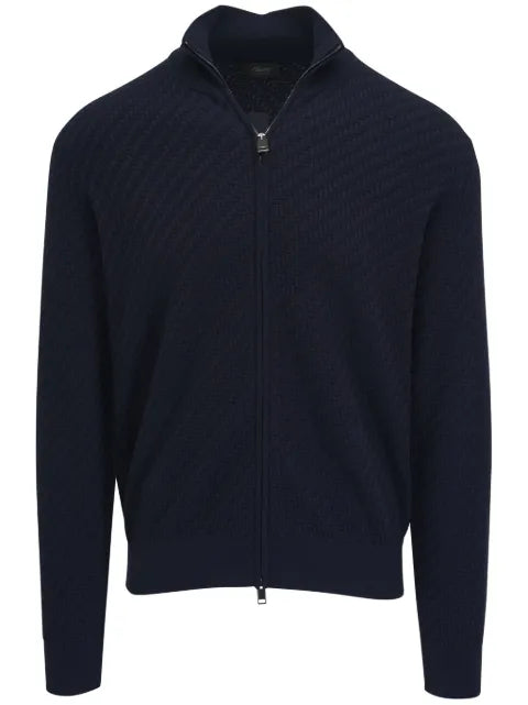 Brioni zipped cardigan