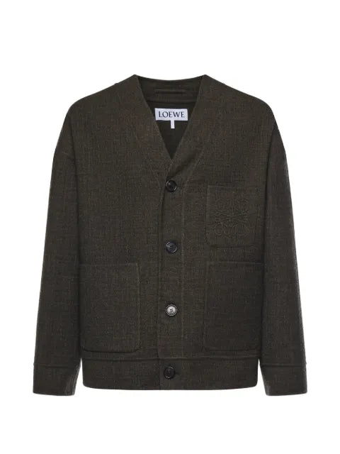 LOEWE cardigan in wool and silk