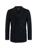 BOSS double-breasted peak-lapel blazer