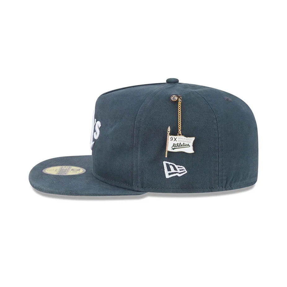 New Era Oakland Athletics Championship Side Flag Fitted