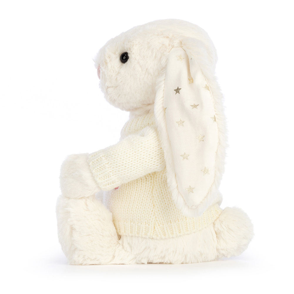 Bashful Twinkle Bunny with Personalized Cream Jumper