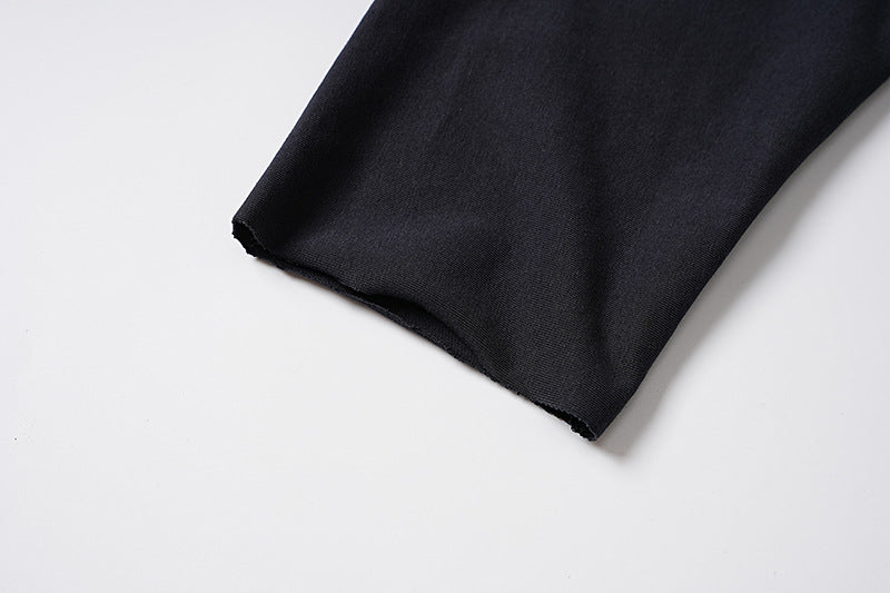Kanye Vultures Album Graphic Cut-and-Sew Long Sleeve Crewneck T-Shirt