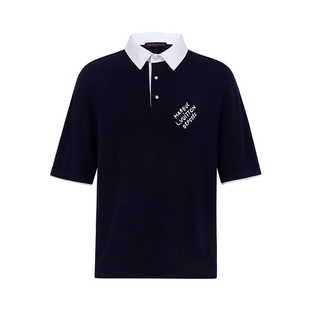 Button-Down Pullover Short-Sleeved Polo Shirt